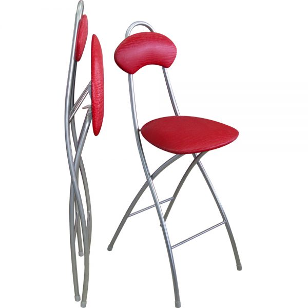 Folding bar stools are a great solution