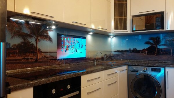 TV in the kitchen