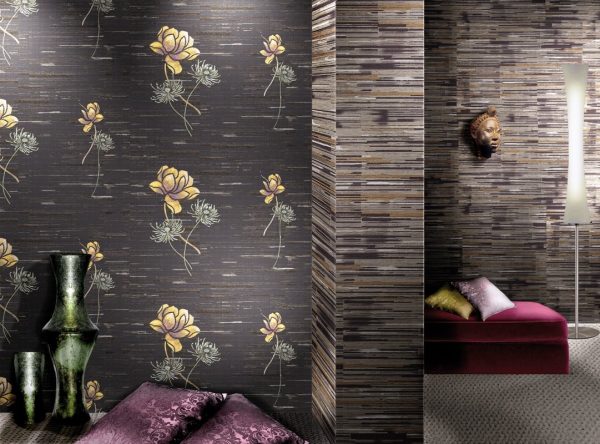The most practical solution will be vinyl or non-woven wallpaper