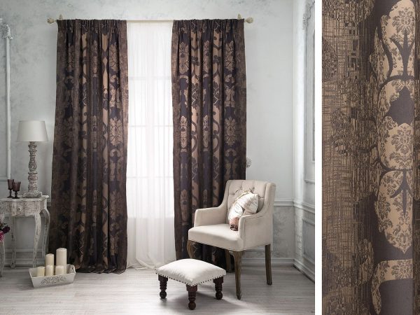 The materials that combine both synthetic and natural fibers are considered the easiest to care for. Among which, it can be noted - tapestry, jacquard