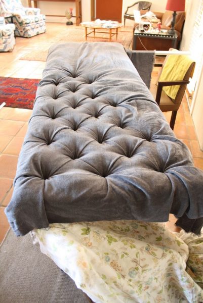 Upholstery can also be made with your own hands.